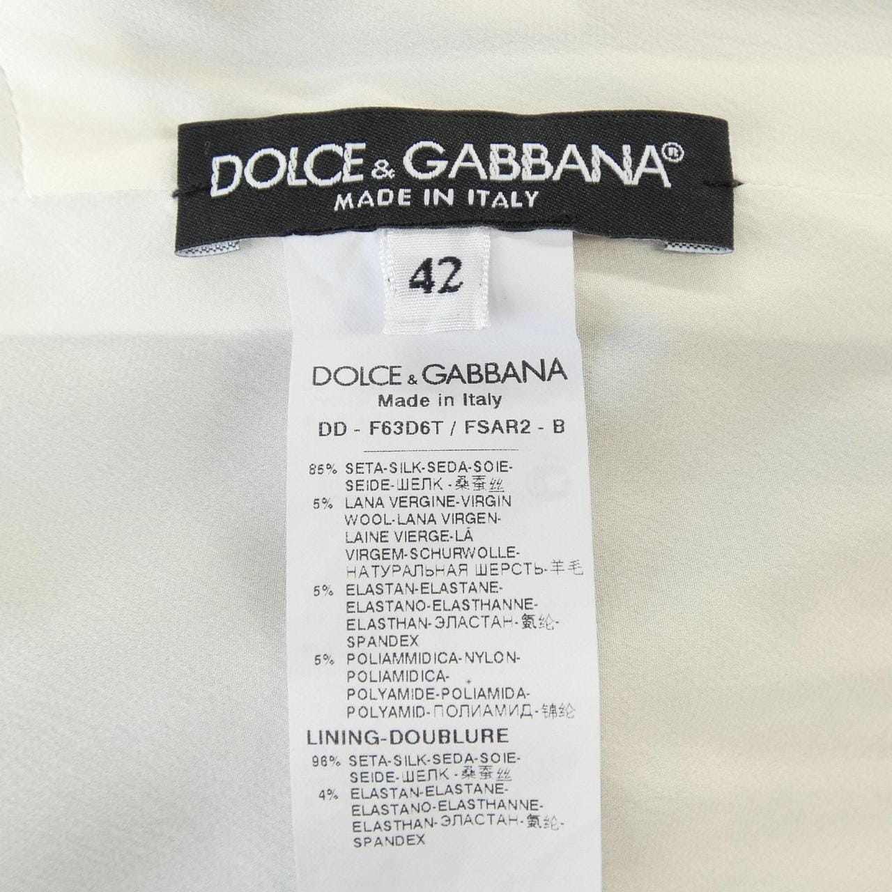 ドルチェアンドガッバーナ DOLCE&GABBANA F63D6T/FSAR2 ワンピース