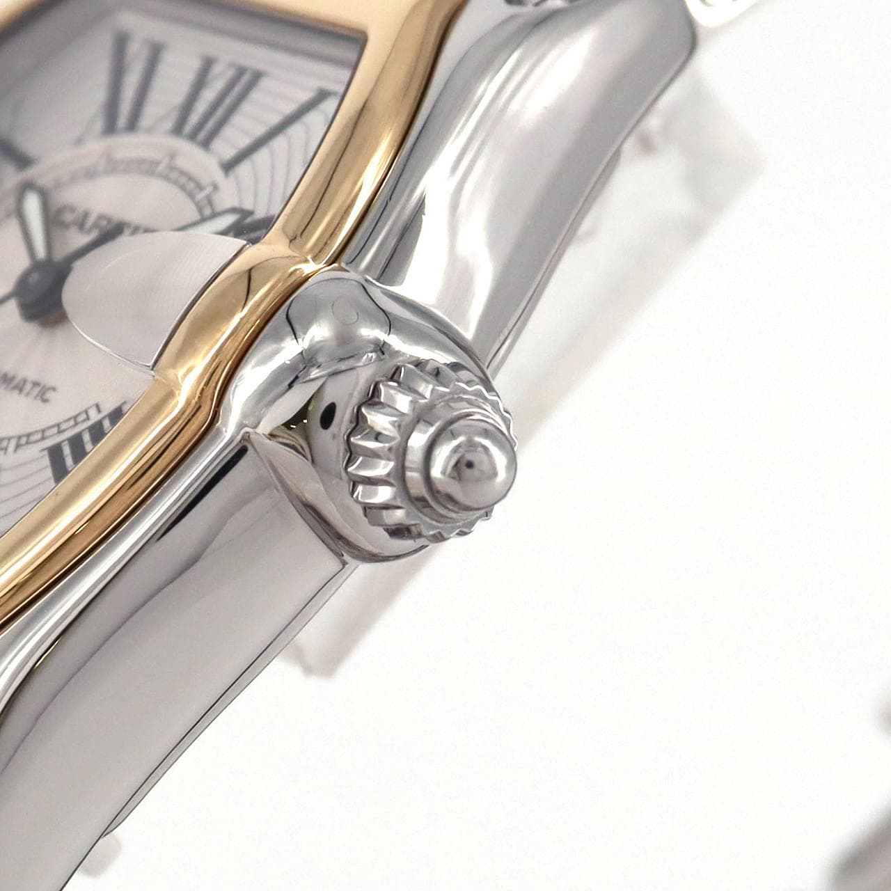 Cartier Roadster LM Combi W62031Y4 SSxYG自動上弦