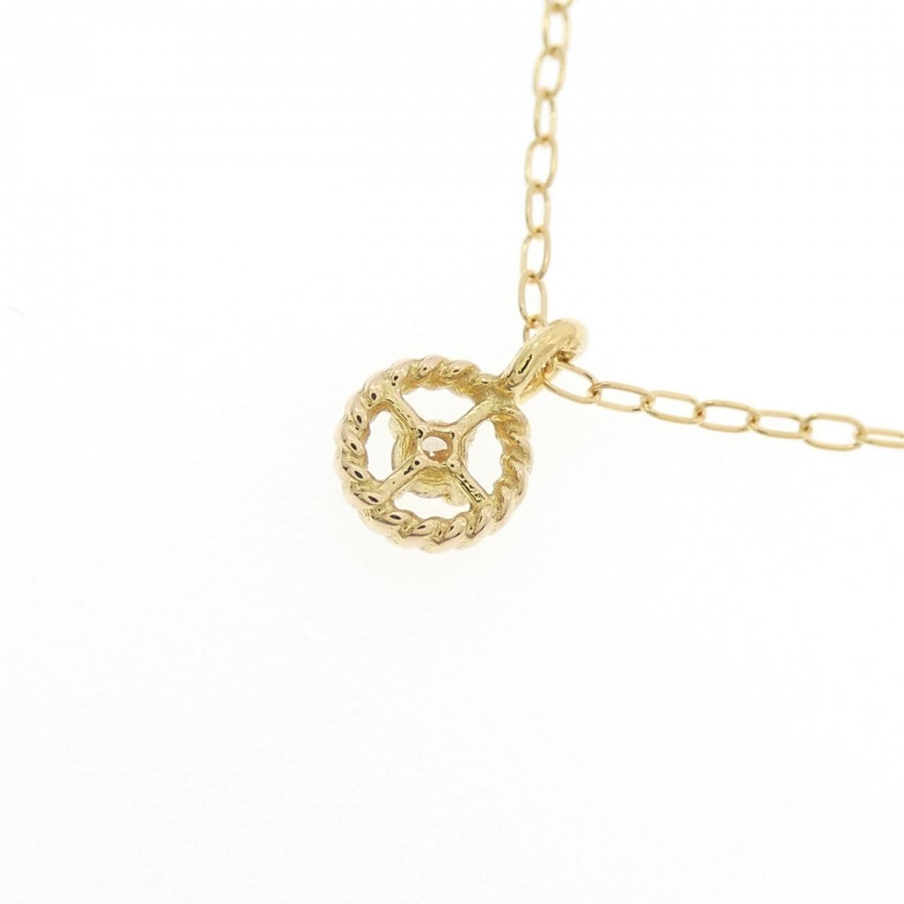 K18YG ダイヤモンド ネックレス 0.02CT