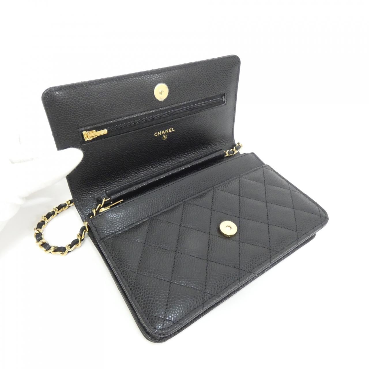 シャネル タイムレスクラシック ライン AP0250 チェーンウォレット