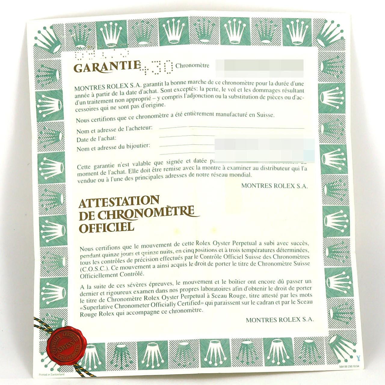 ロレックス デイトジャスト 69173G. SSxYG 自動巻 W番