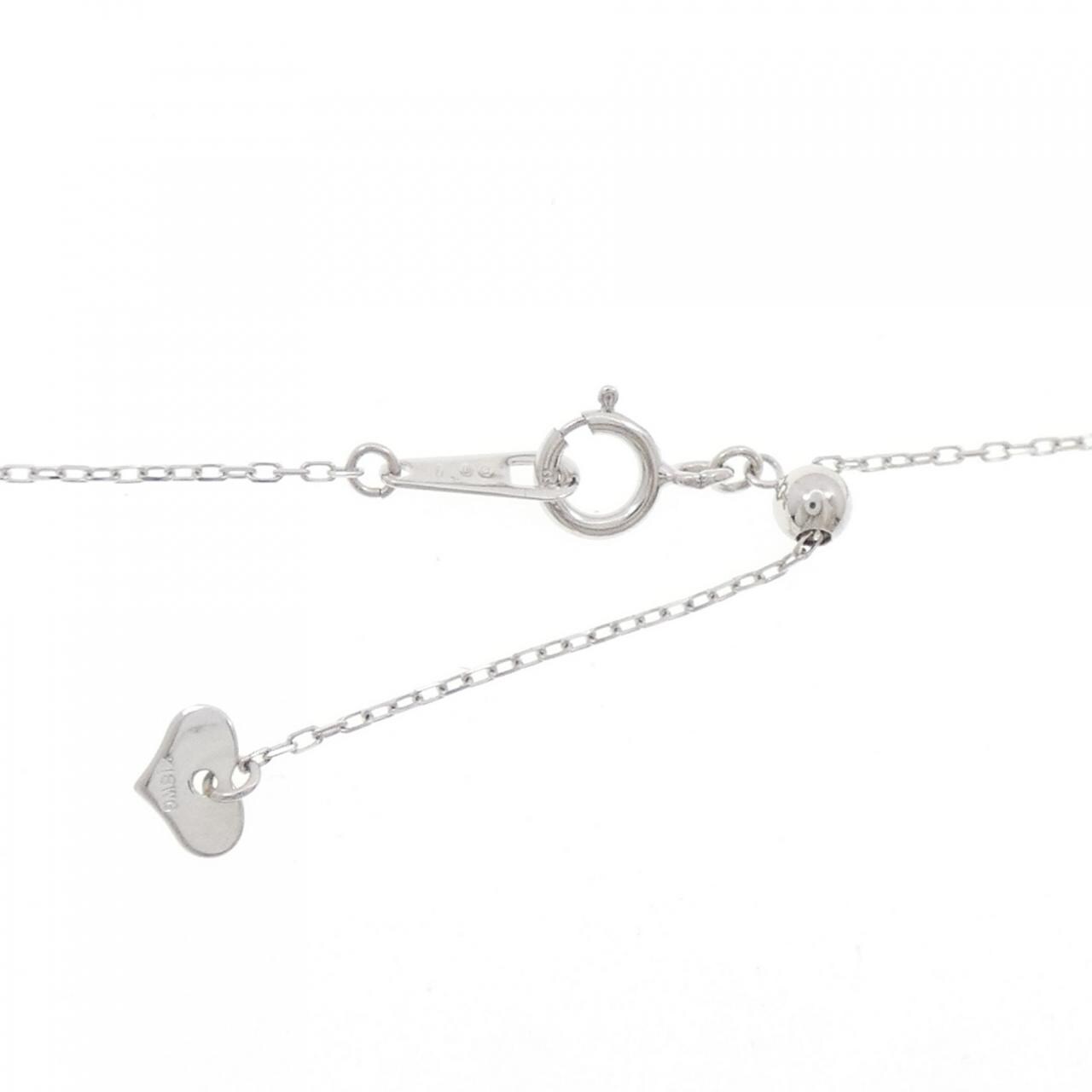 K18WG ダイヤモンド ネックレス 1.00CT
