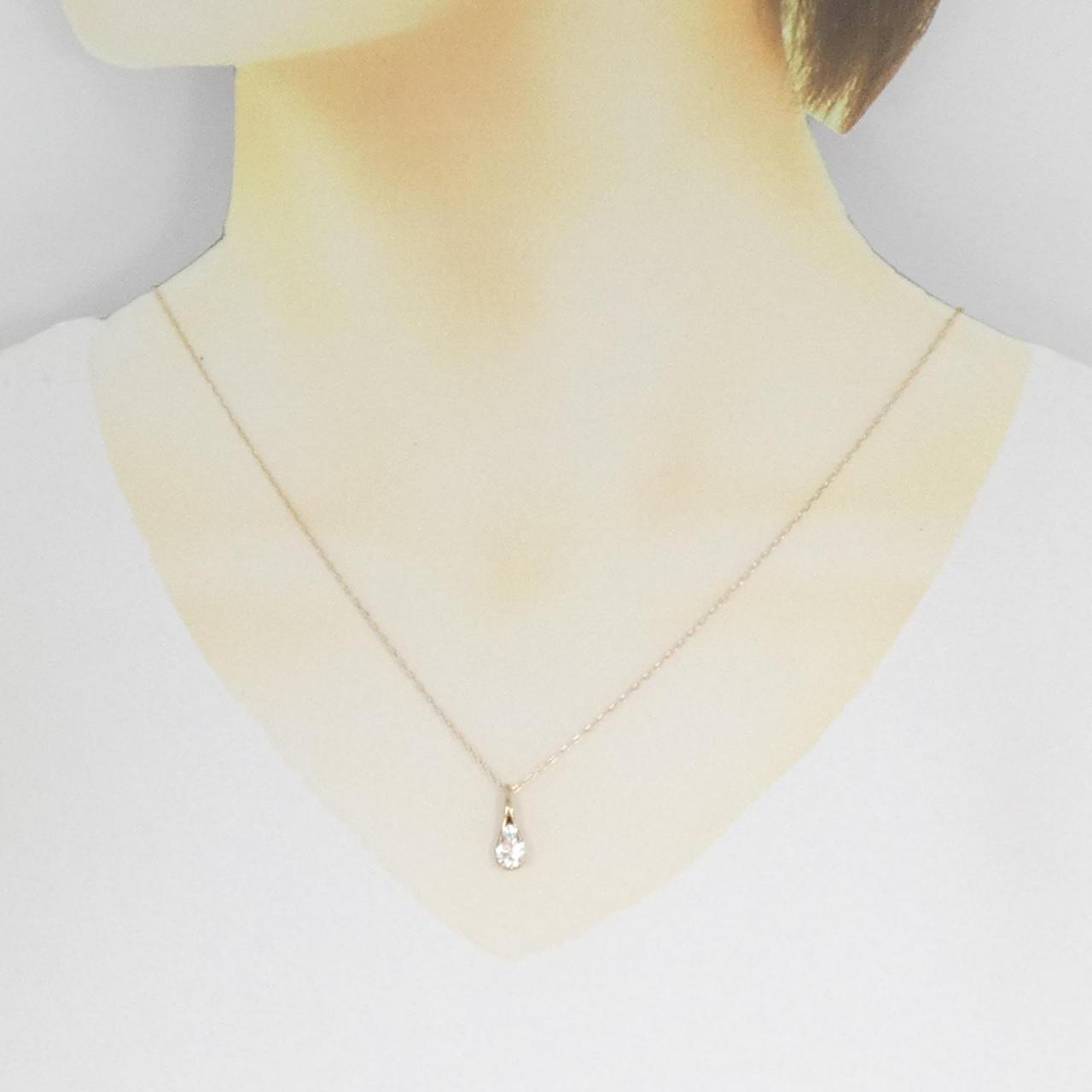 K18PG ダイヤモンド ネックレス 0.448CT