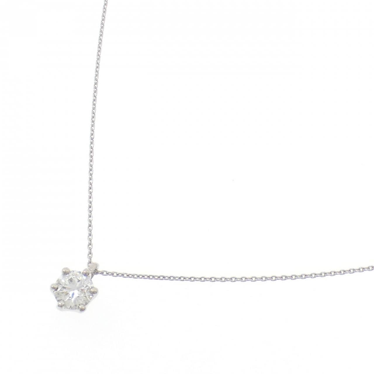 【リメイク】PT900/PT850 ダイヤモンド ネックレス 0.714CT F VS2 EXT