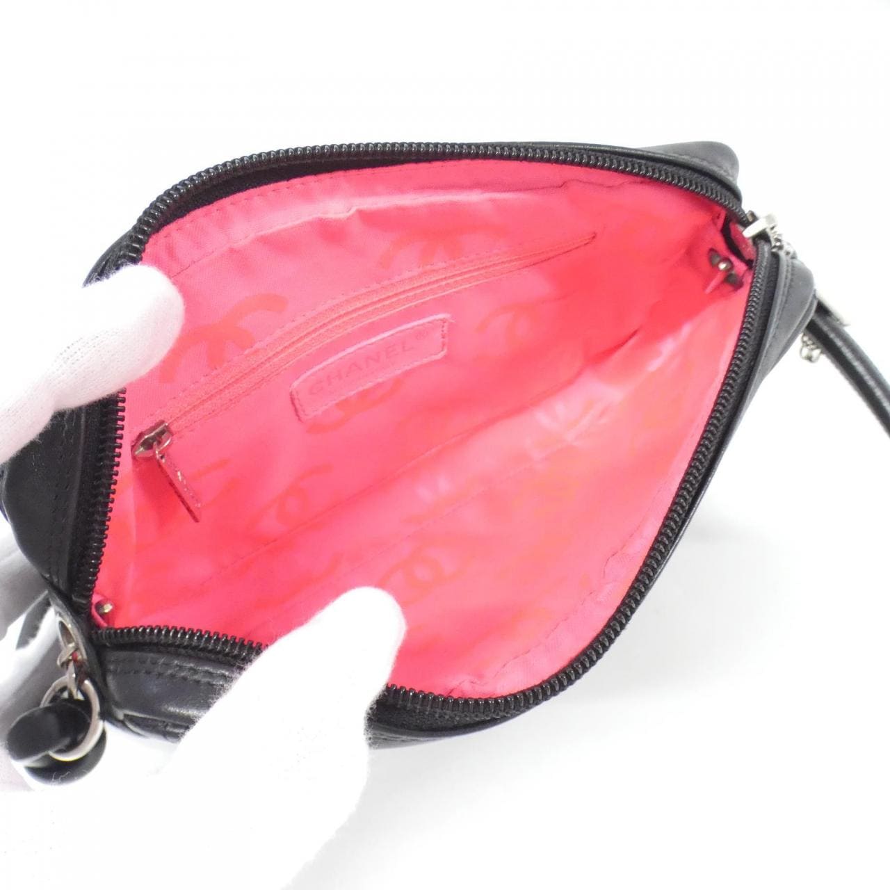 【ヴィンテージ】シャネル カンボン ライン 25175 ショルダーバッグ