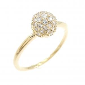 【リメイク】K18YG ダイヤモンド リング 0.30CT
