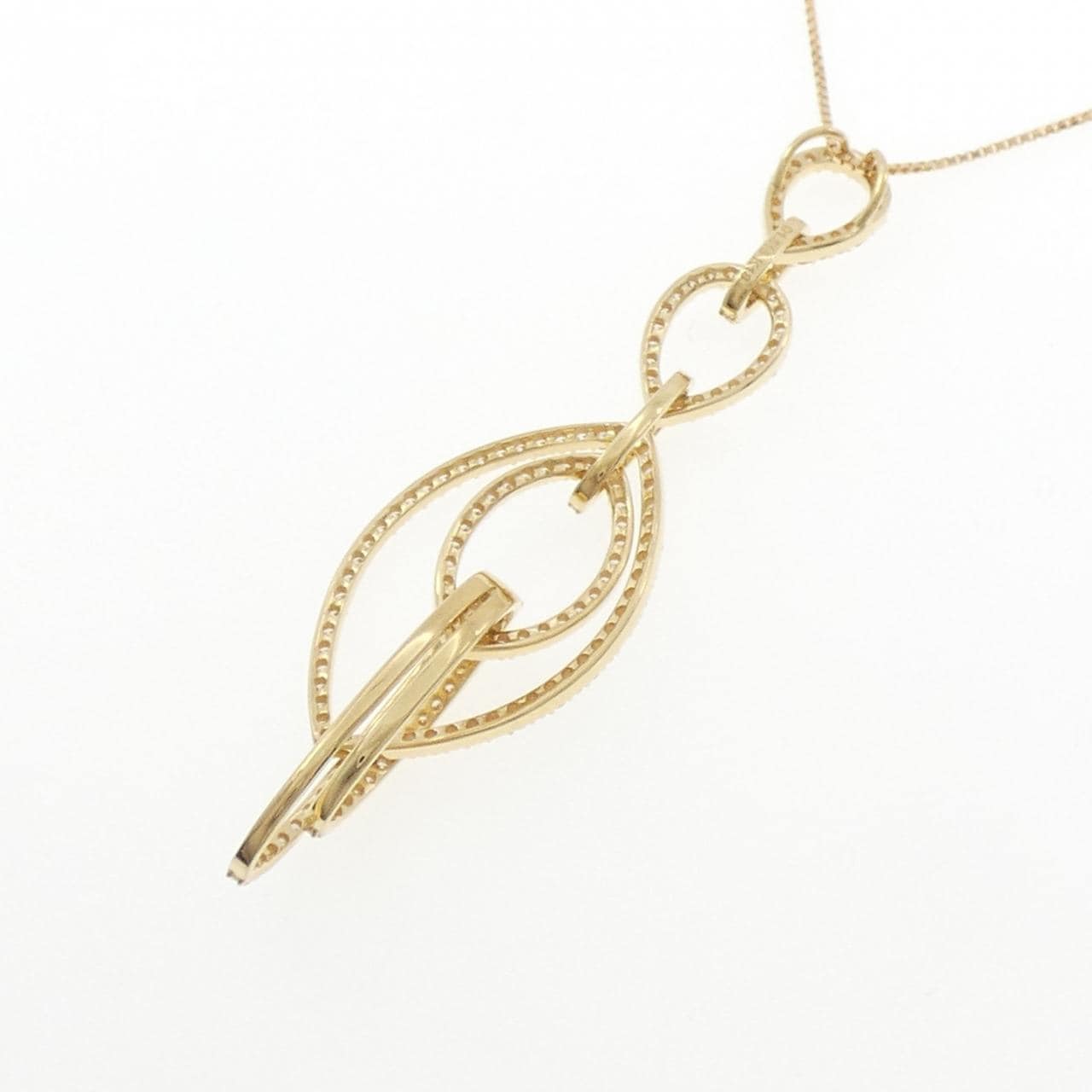 K18YG ダイヤモンド ネックレス 1.515CT