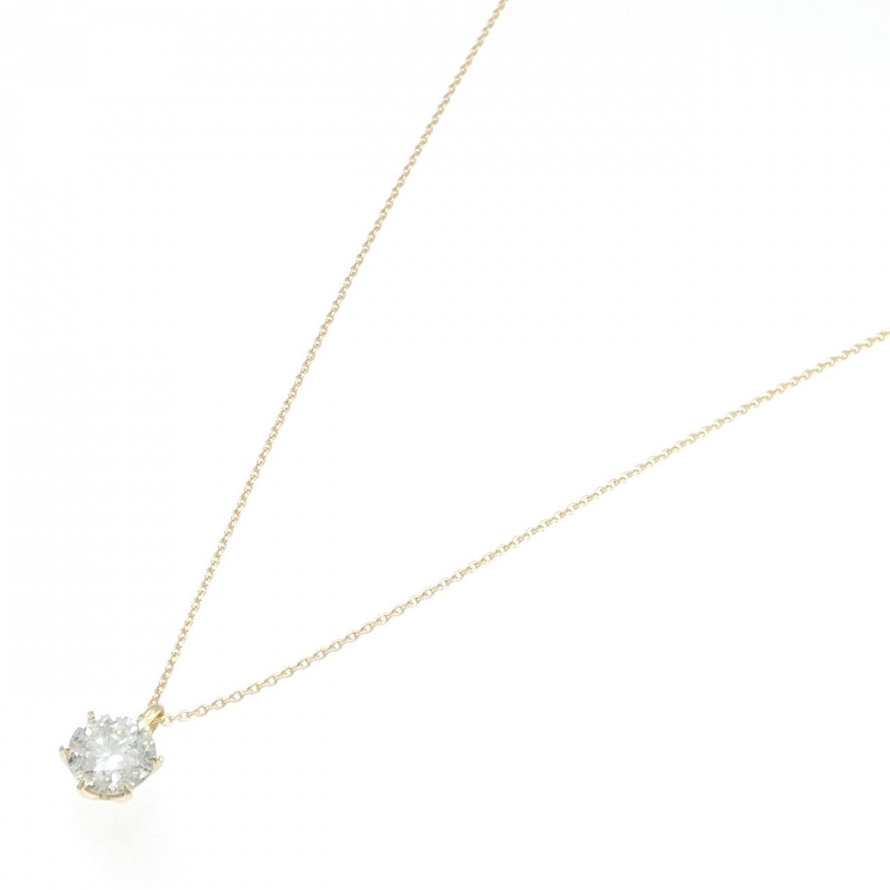 【リメイク】K18YG ダイヤモンド ネックレス 2.049CT H I1 VG