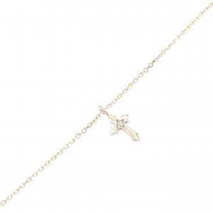 K10YG クロス ダイヤモンド ブレスレット