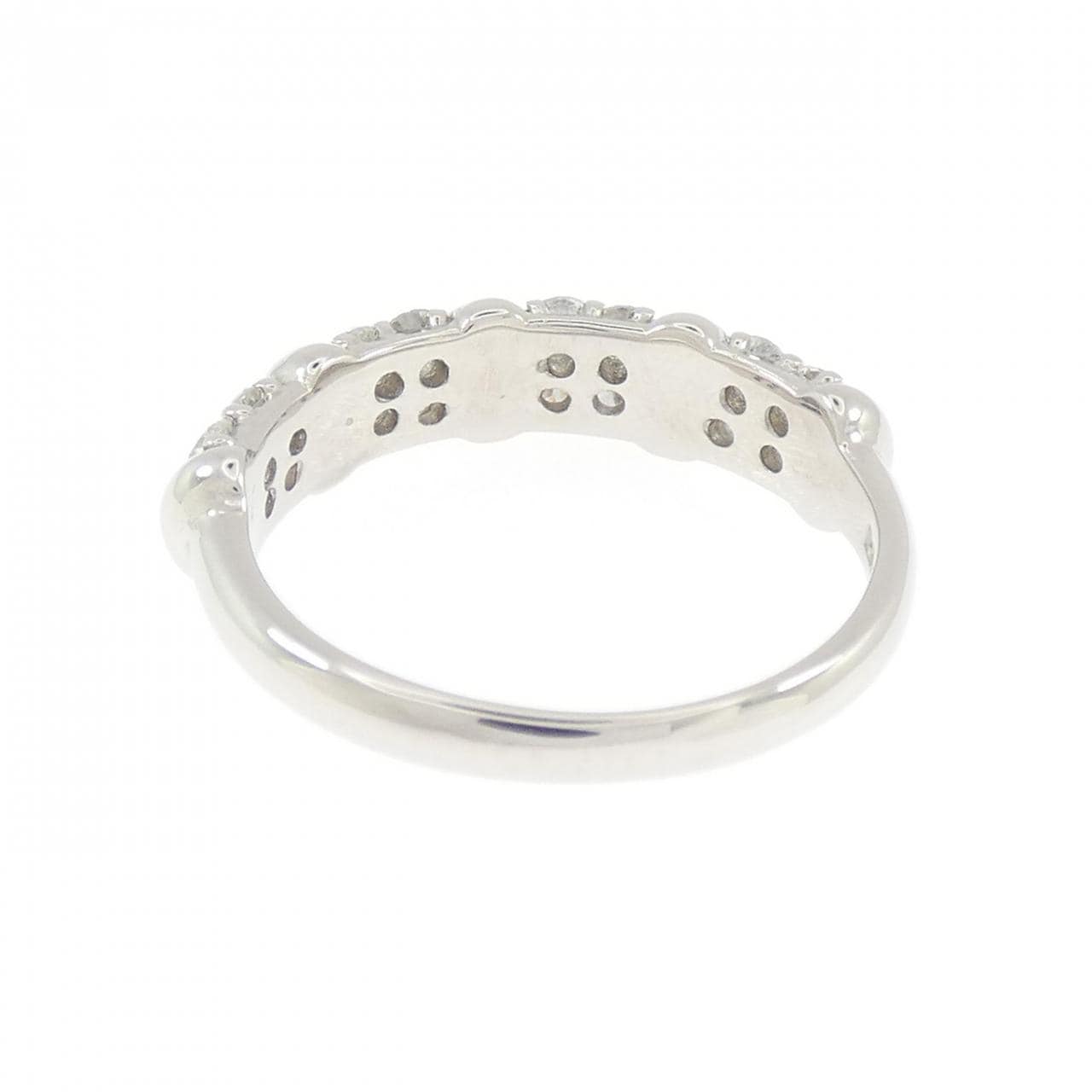 PT900 フラワー ダイヤモンド リング 0.50CT