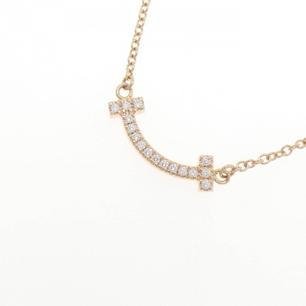 ティファニー Tスマイル ミニ ネックレス