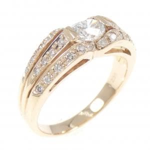 K18PG ダイヤモンド リング 0.425CT