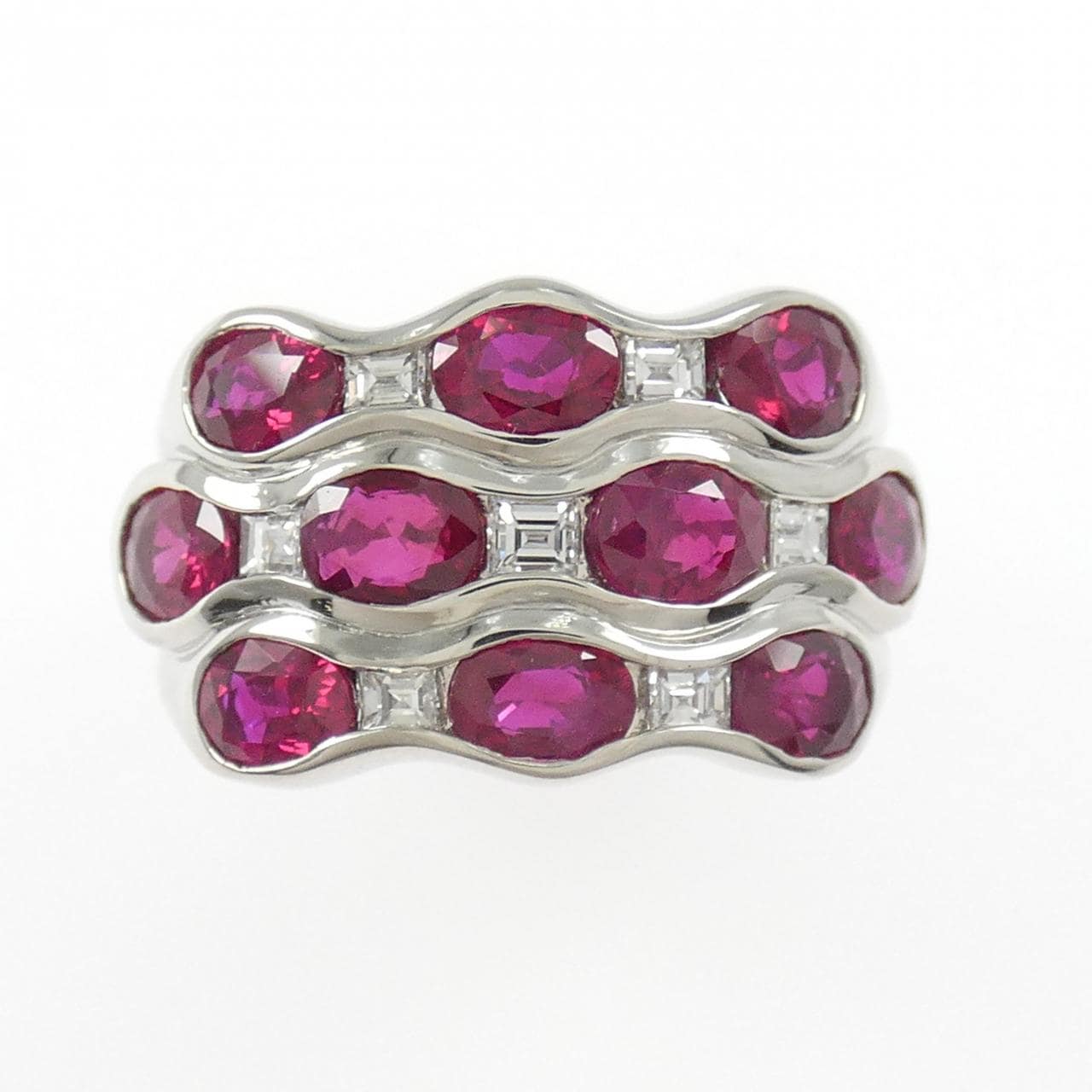 PT900 ルビー リング 3.54CT