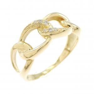 K18YG ダイヤモンド リング 0.04CT