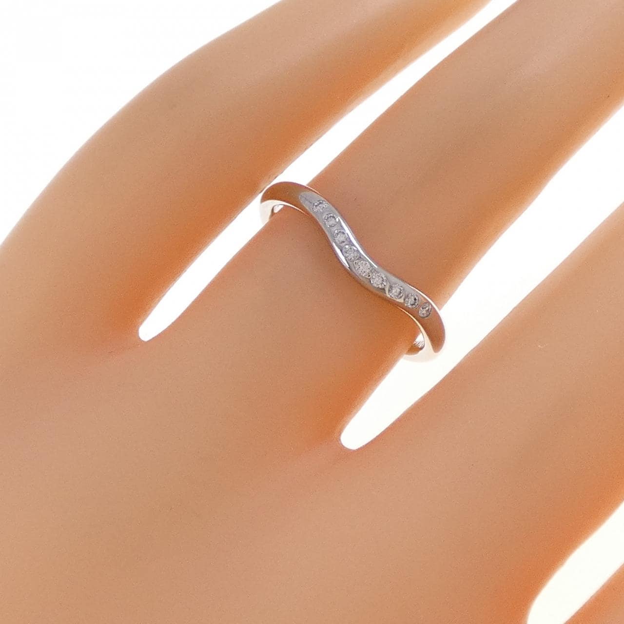 ティファニー カーブド 9P リング