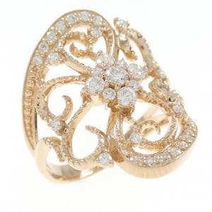 K18PG ダイヤモンド リング 0.46CT