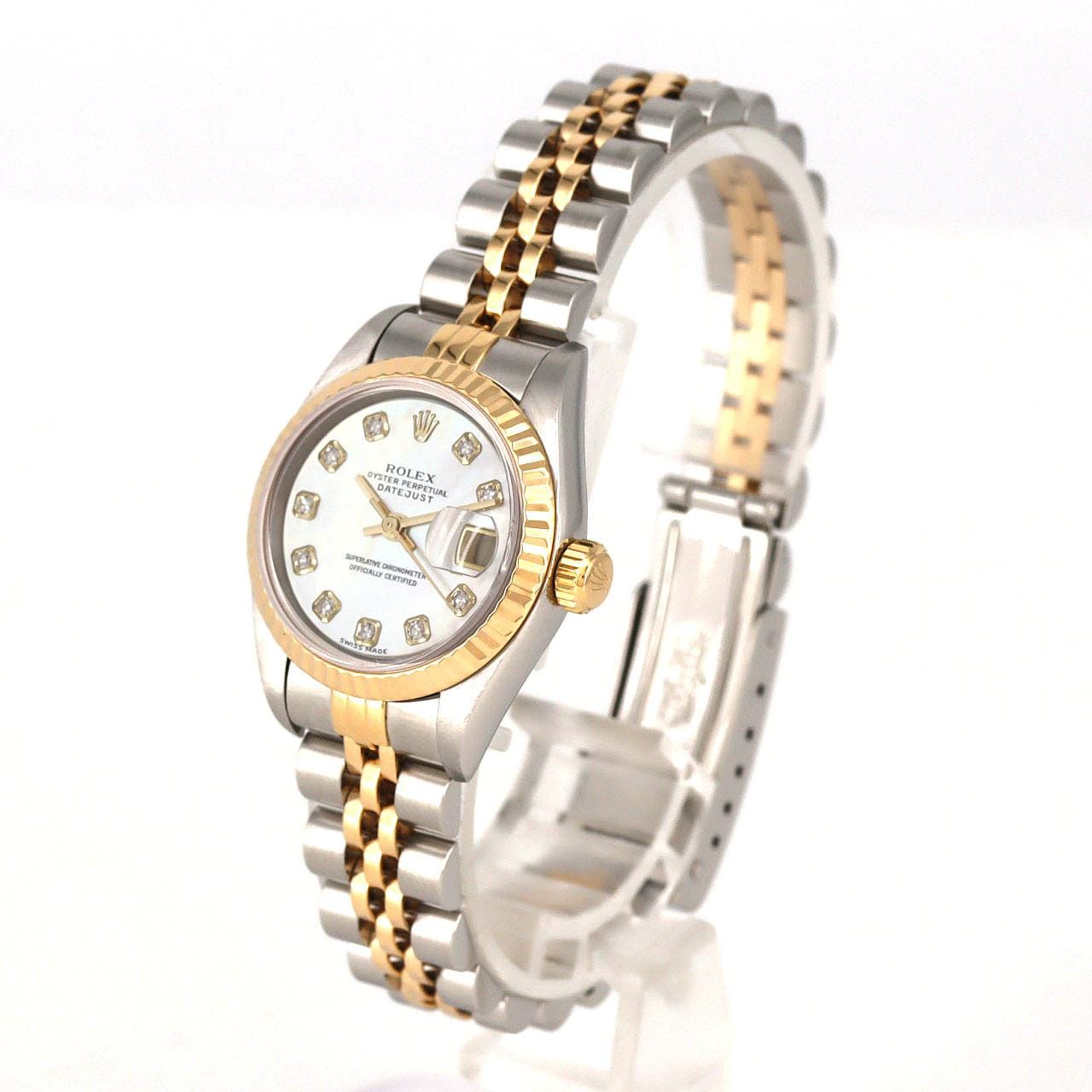 ロレックス デイトジャスト 69173NG SSxYG 自動巻 U番