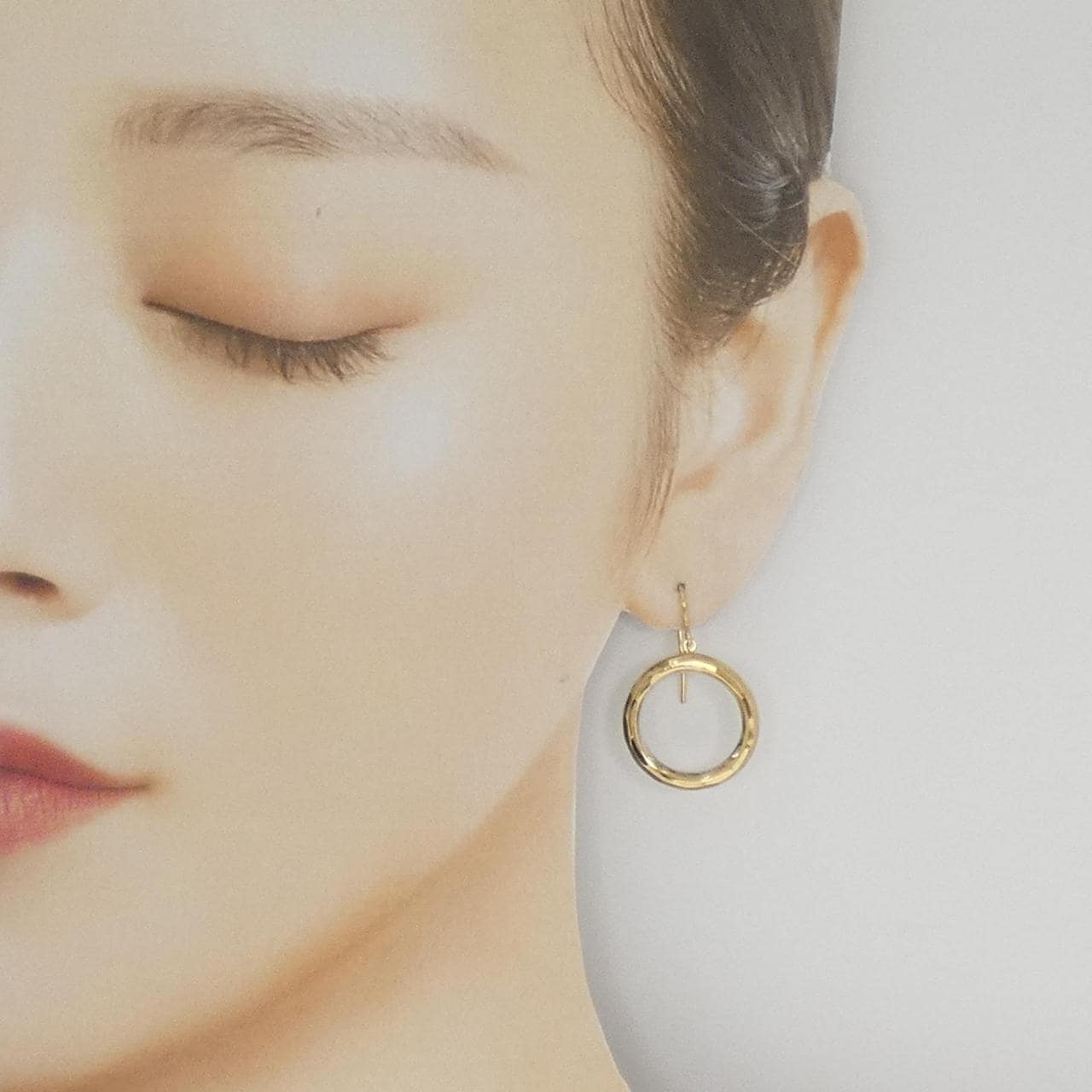 [新品] K18YG/K18WG 耳环