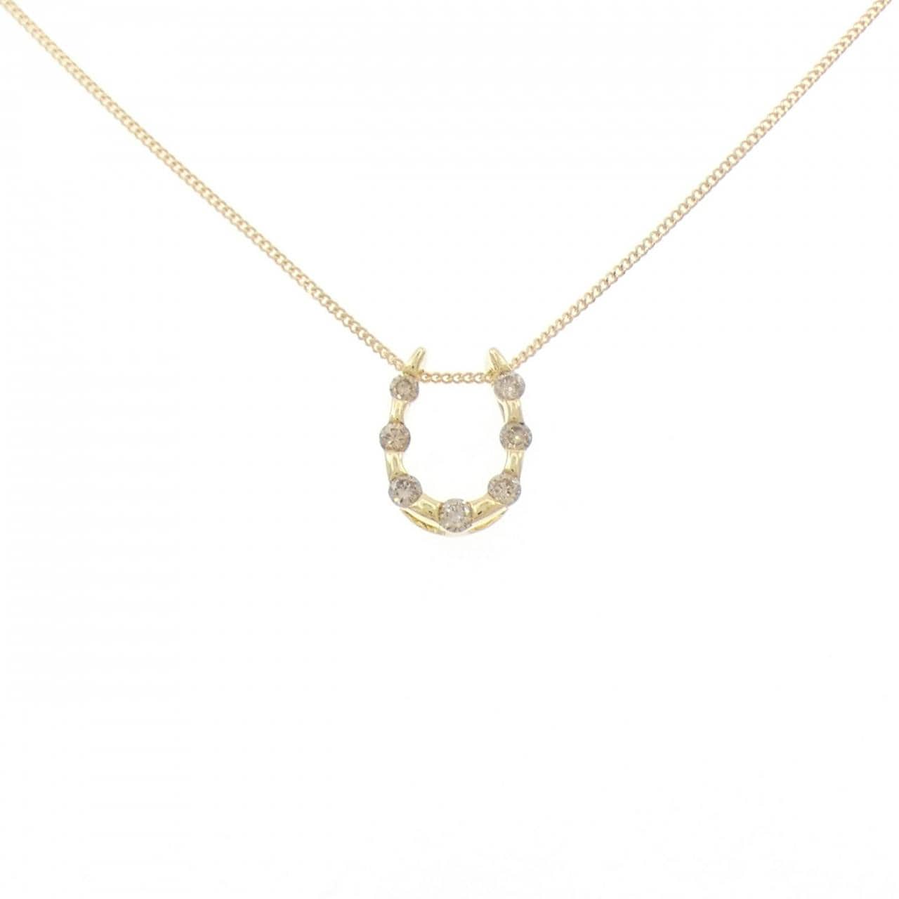 ジーエスティービー ダイヤモンド ネックレス 0.18CT