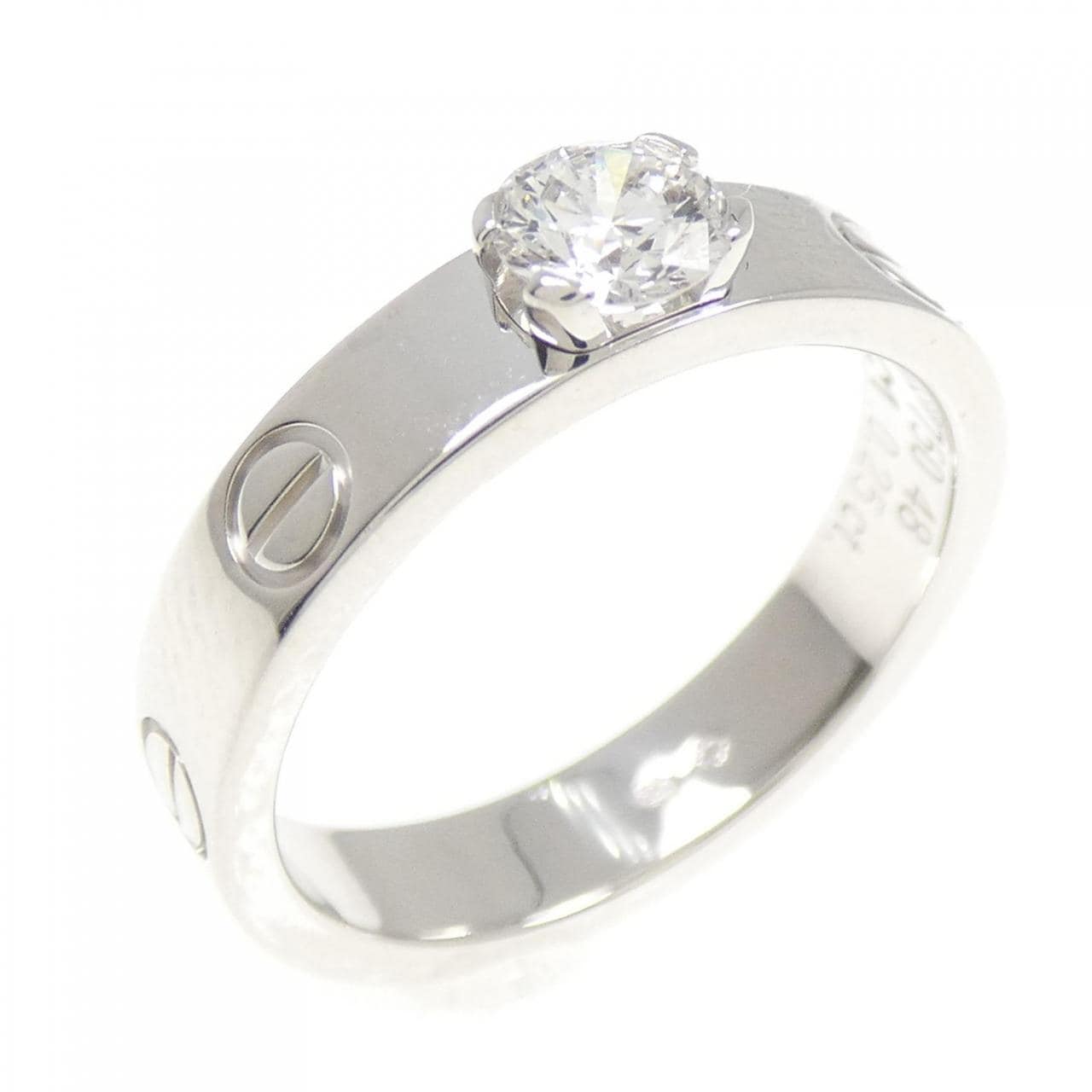 カルティエ ミニラブリング ソリテール リング 0.25CT