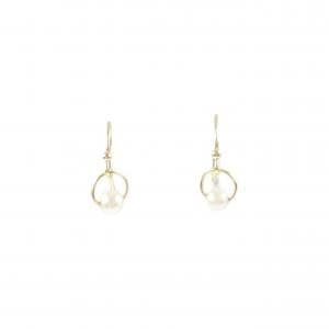 K18YG アコヤパール ピアス 3.4mm