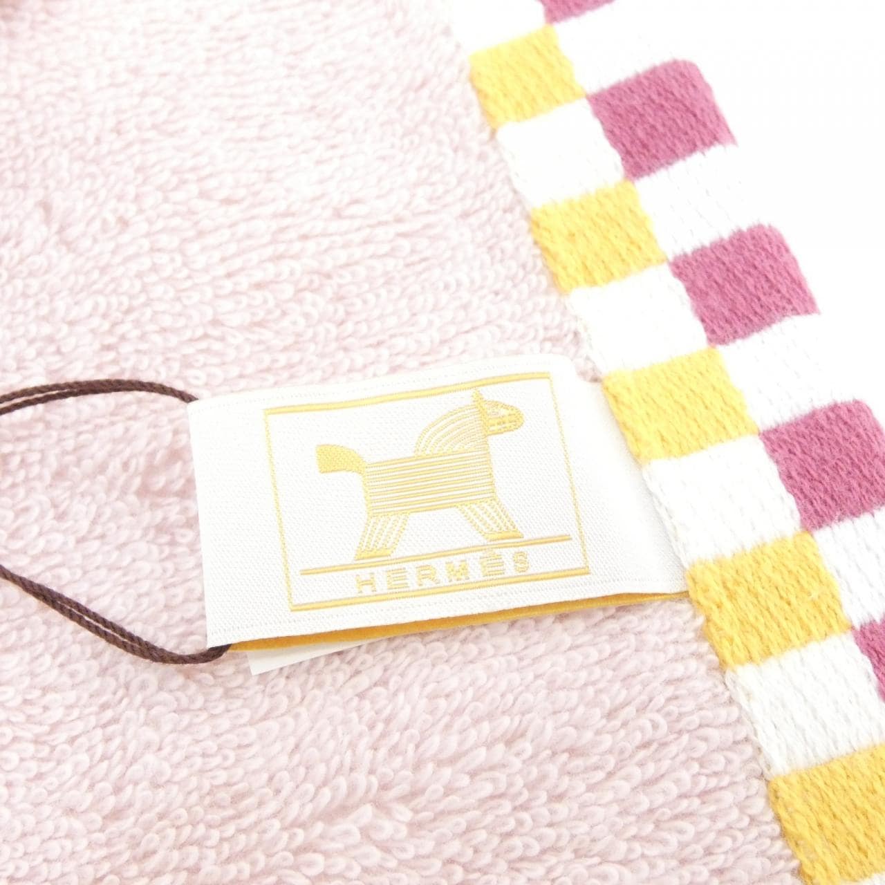 【未使用品】エルメス アニモー ナッテ 34×34 103825M タオル