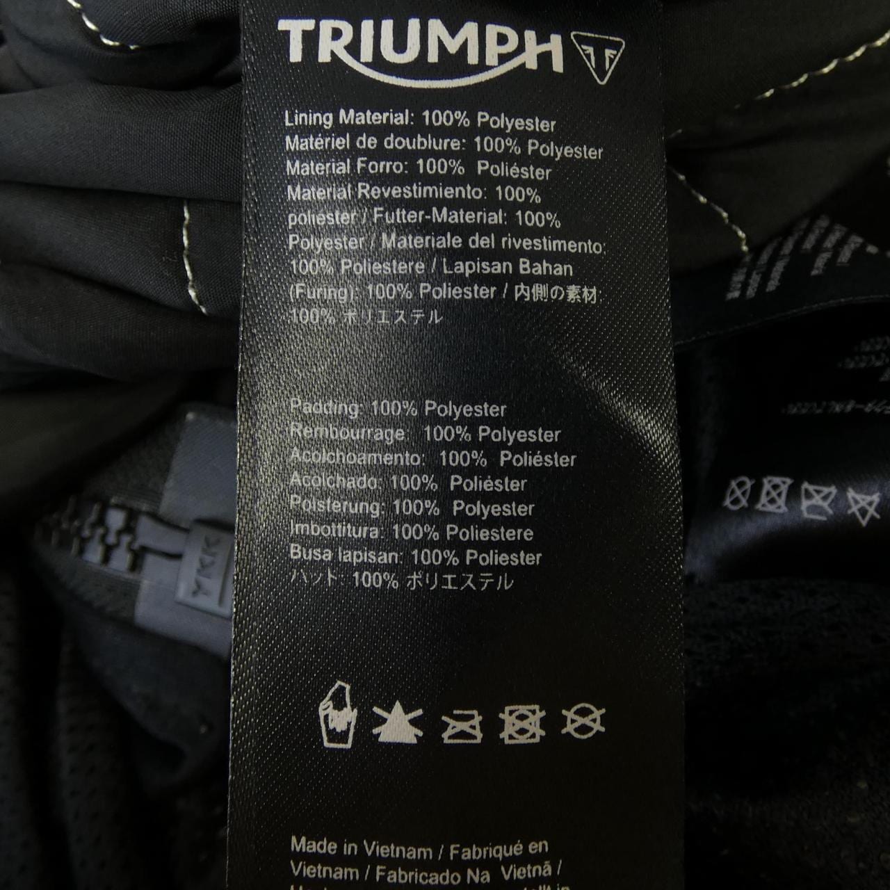 Triumph MLHA18105 レザーライダースジャケット