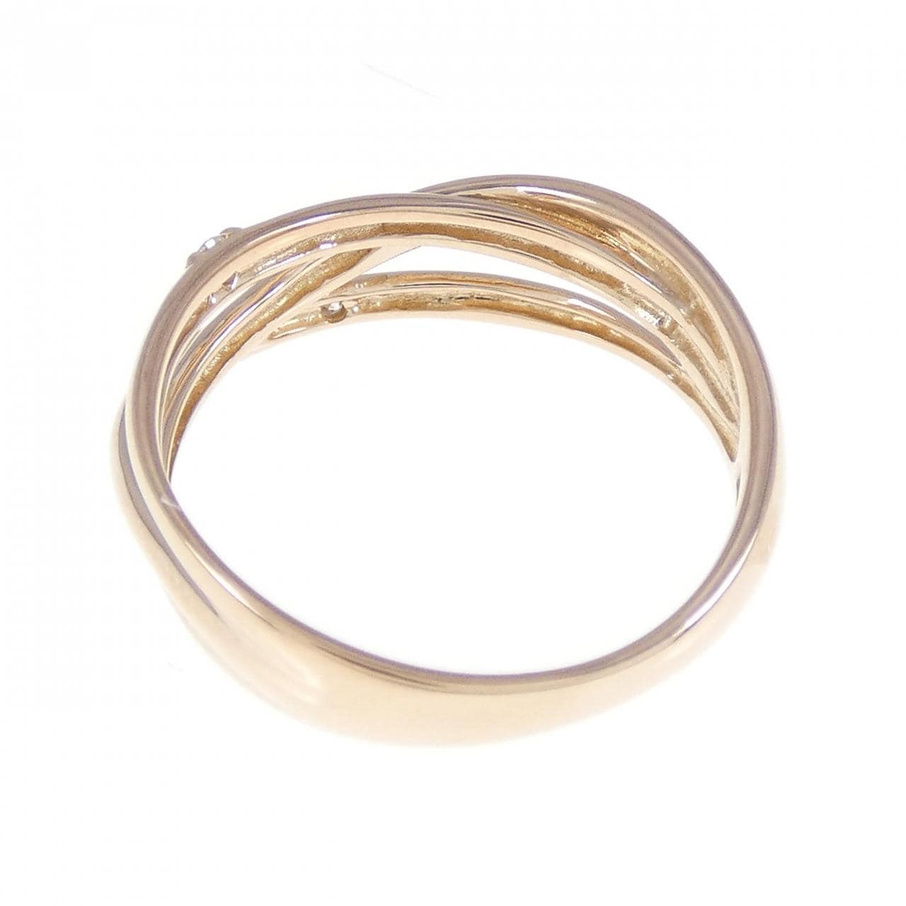 K18PG ダイヤモンド リング 0.03CT