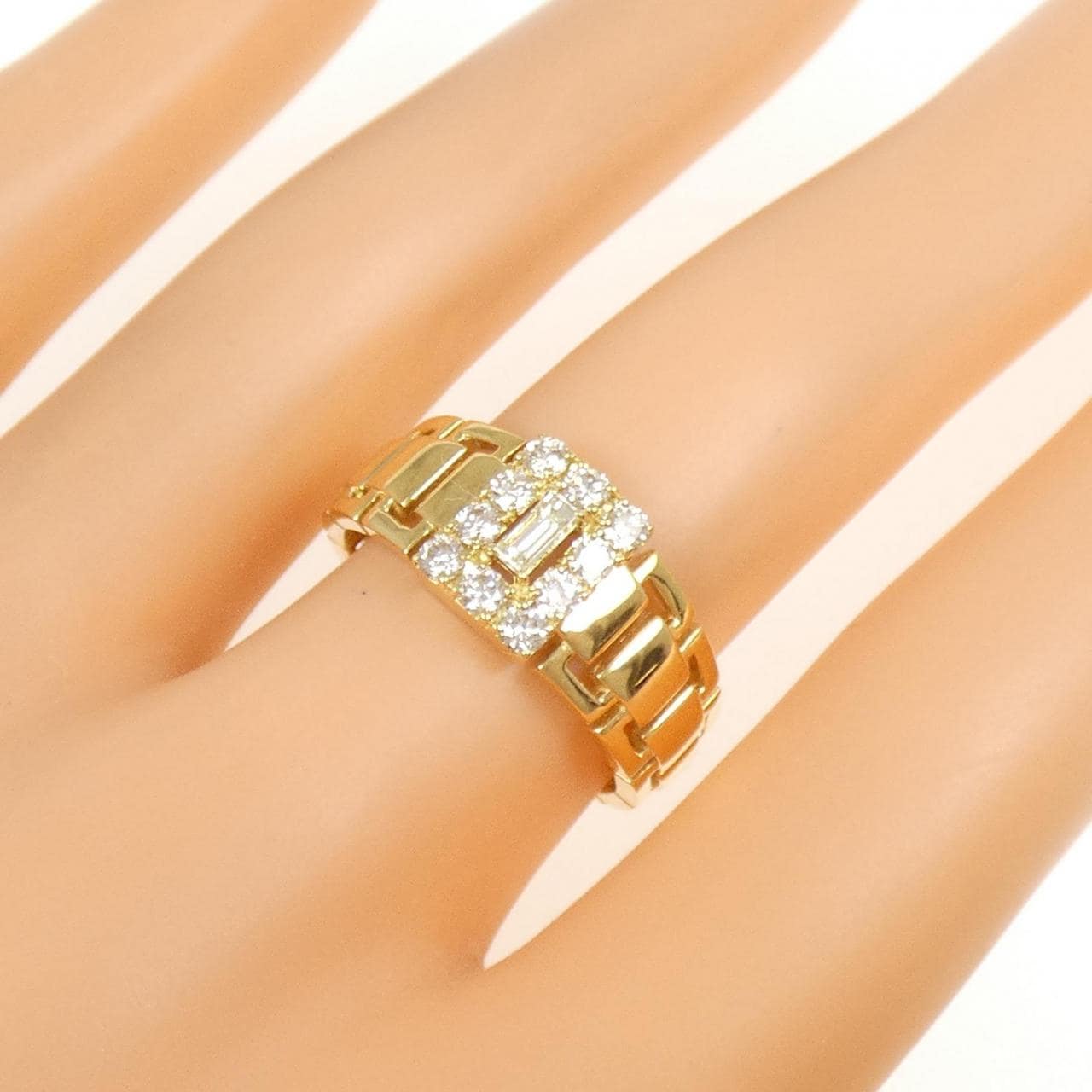【新品】K18YG ダイヤモンド リング 0.53CT