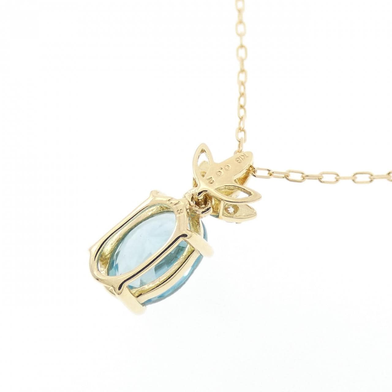 K18YG ジルコン ネックレス 1.13CT