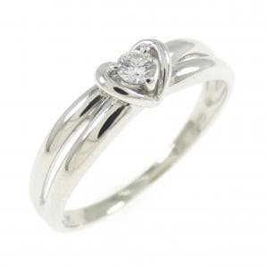 PT900 ハート ダイヤモンド リング 0.07CT