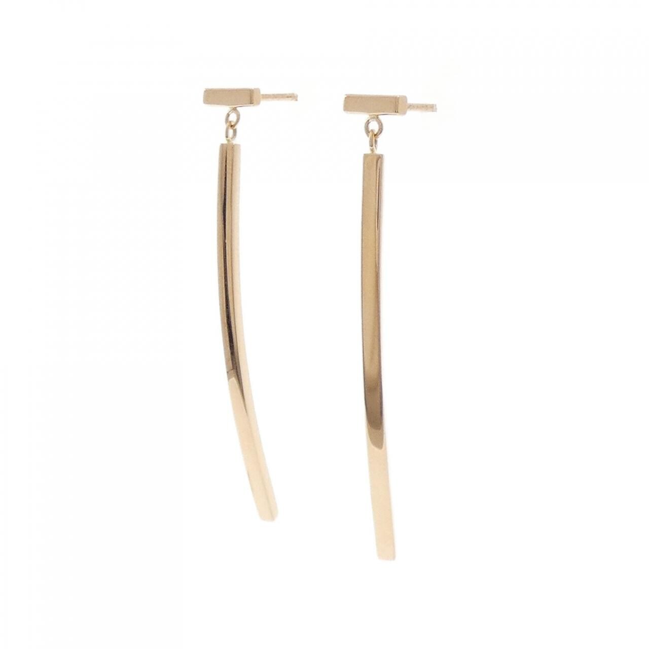 ティファニー Tワイヤー バー ピアス