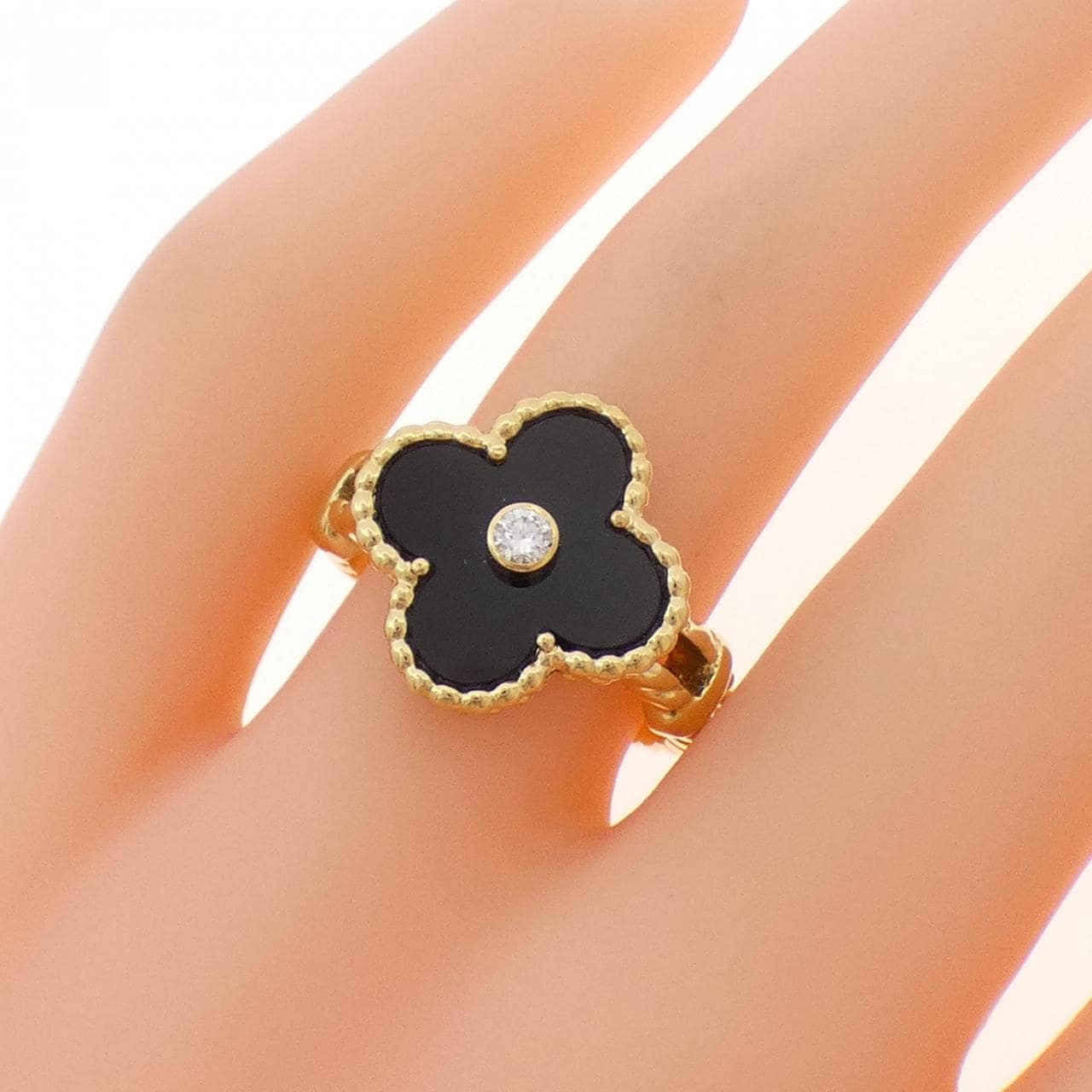 ヴァンクリーフ&アーペル ヴィンテージアルハンブラ リング