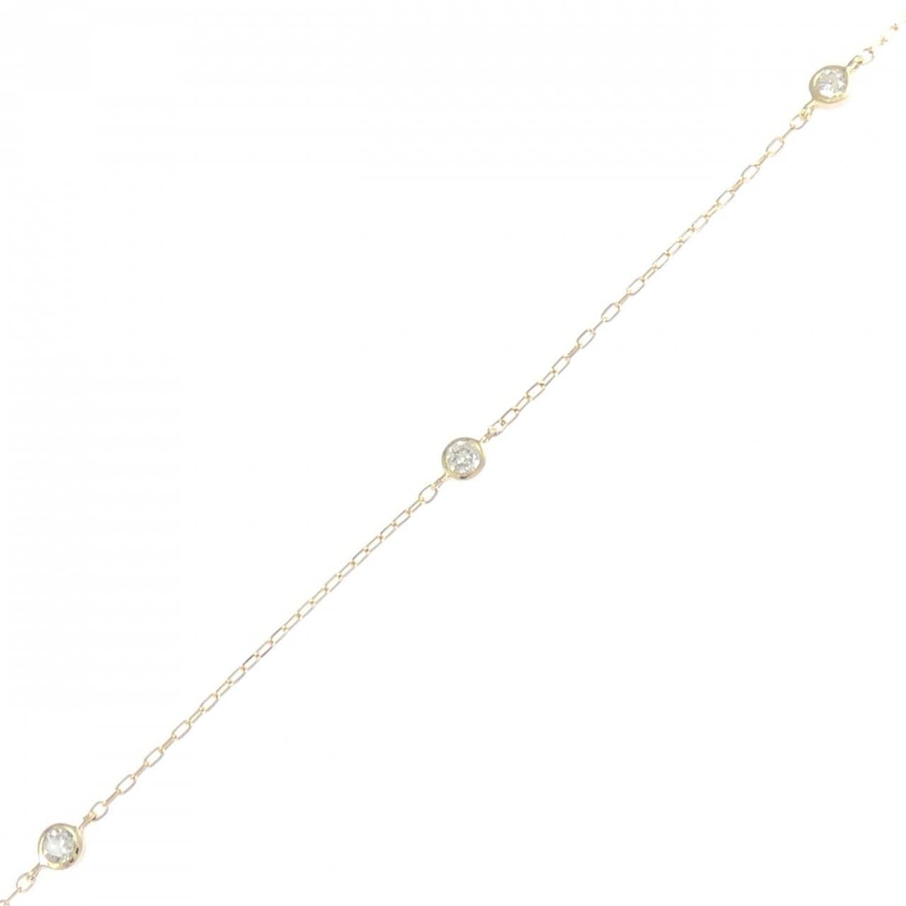 K18YG ダイヤモンド ブレスレット