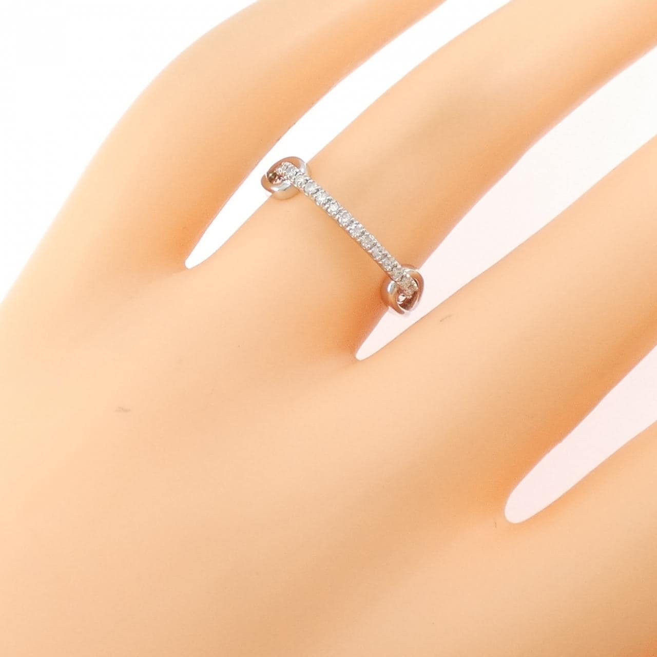 PT950 ダイヤモンド リング 0.09CT