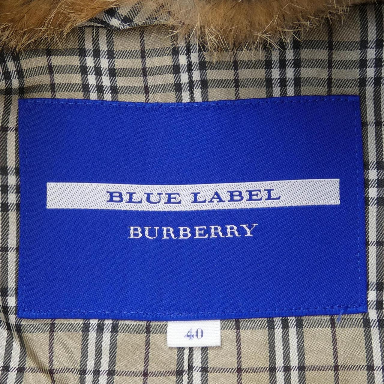 BURBERRY巴宝莉蓝色标签外套