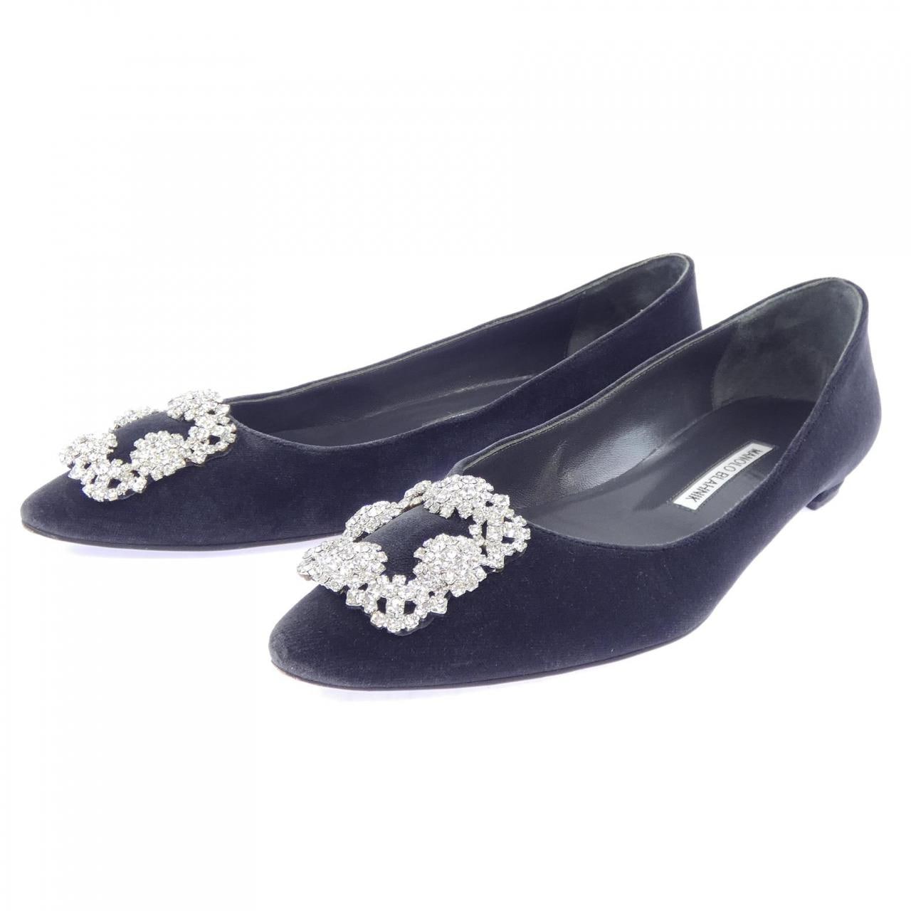 マノロブラニク MANOLO BLAHNIK HANGISIFLAT ハンギシフラット フラットシューズ