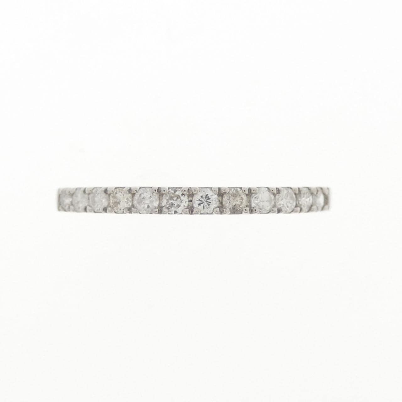 PT950 ハーフエタニティ ダイヤモンド リング 0.15CT
