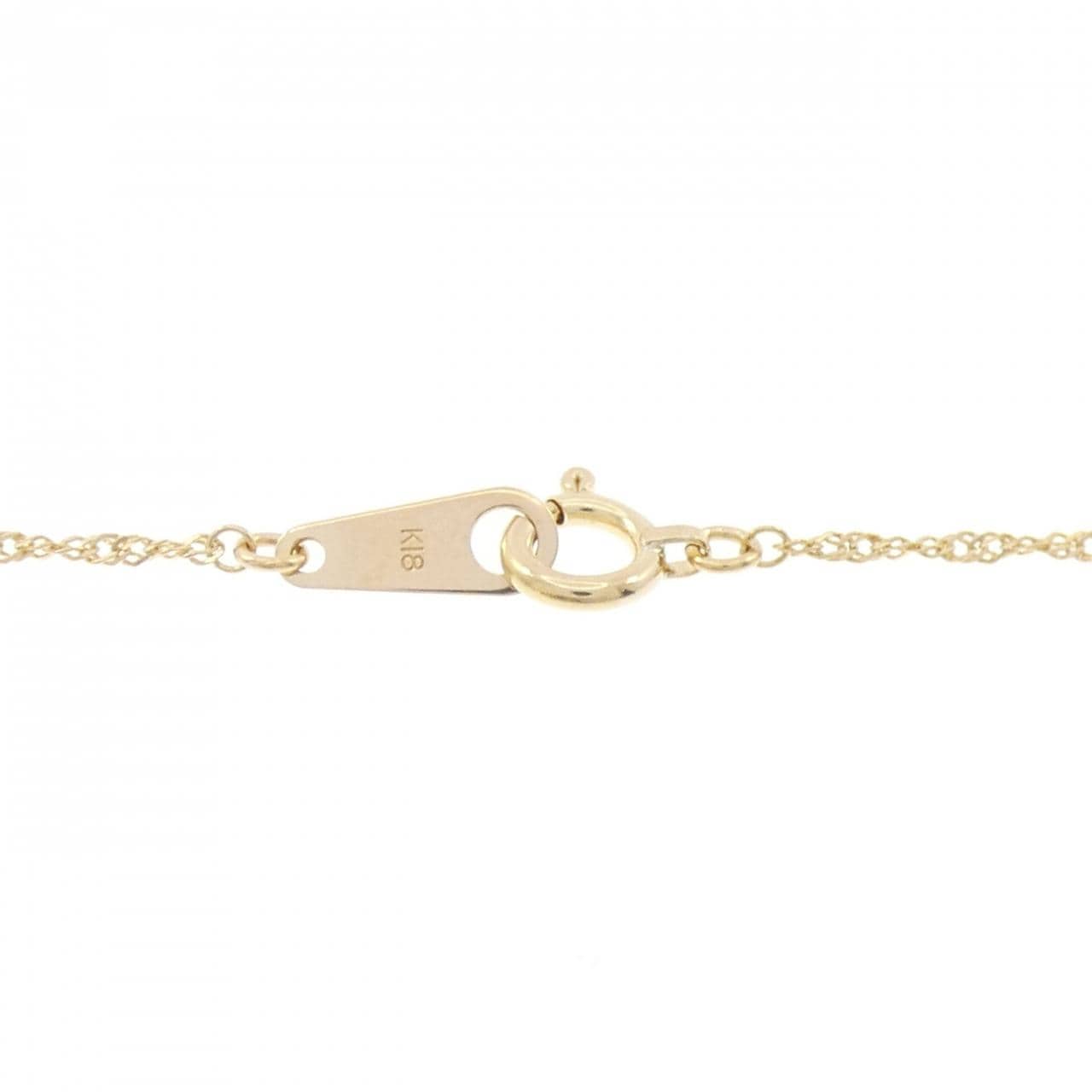 K18YG サファイヤ ネックレス 0.30CT