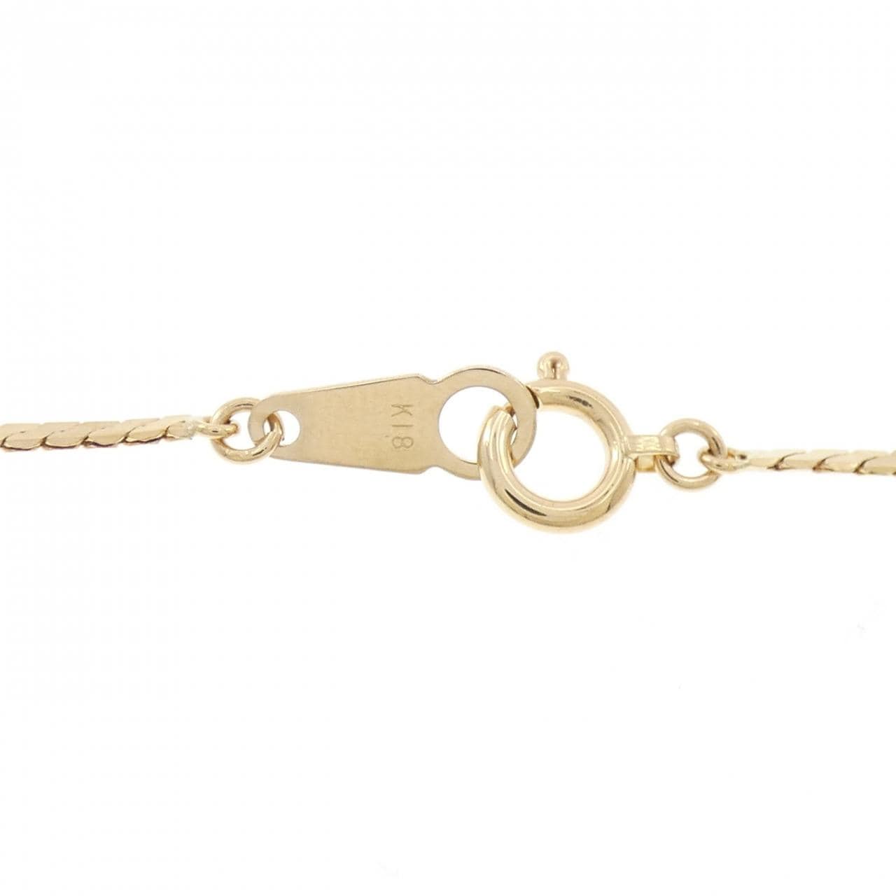 クレサンベール 合成エメラルド ネックレス 0.24CT