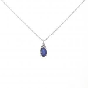 K18WG サファイヤ ネックレス 0.5CT