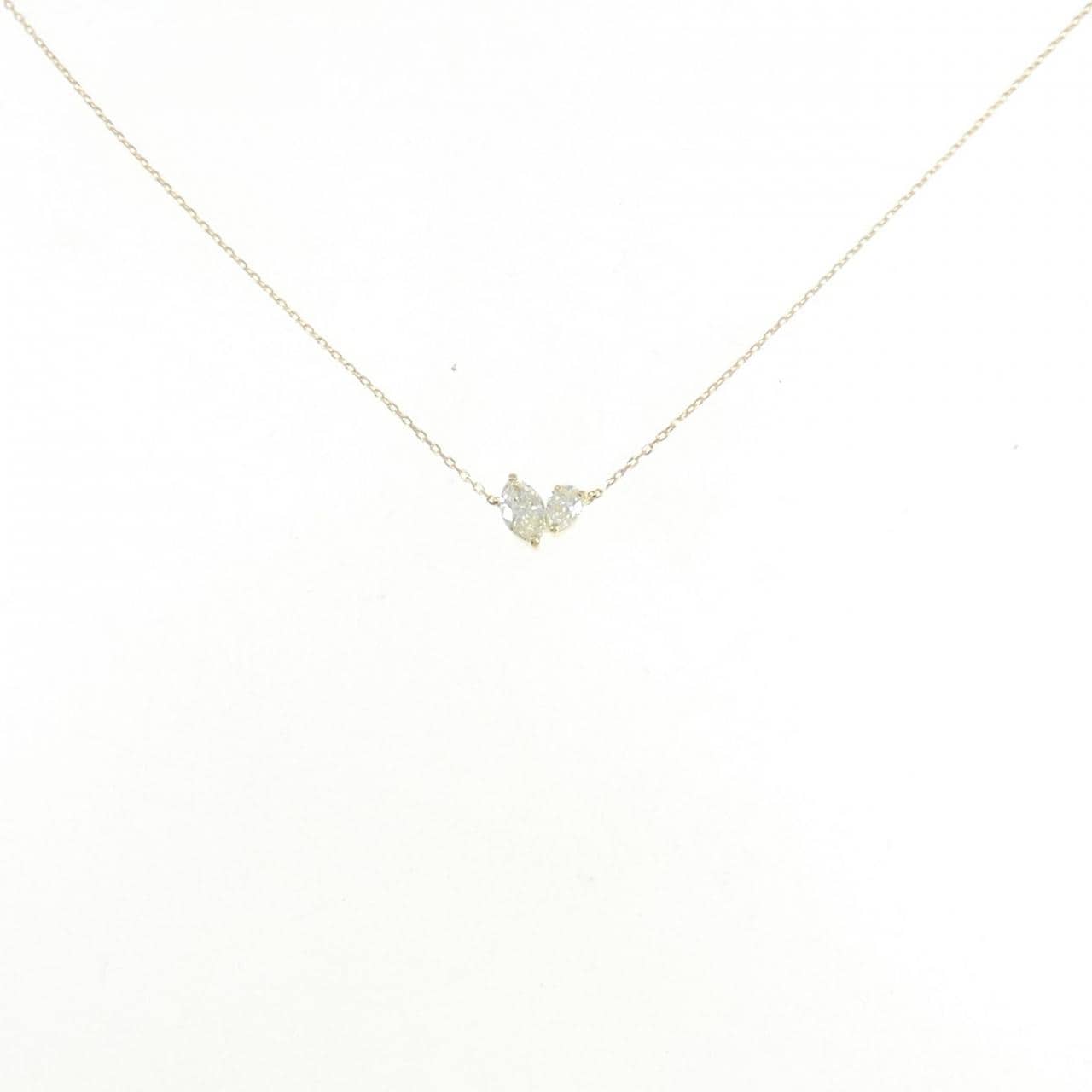 【新品】K18YG ダイヤモンド ネックレス 0.30CT