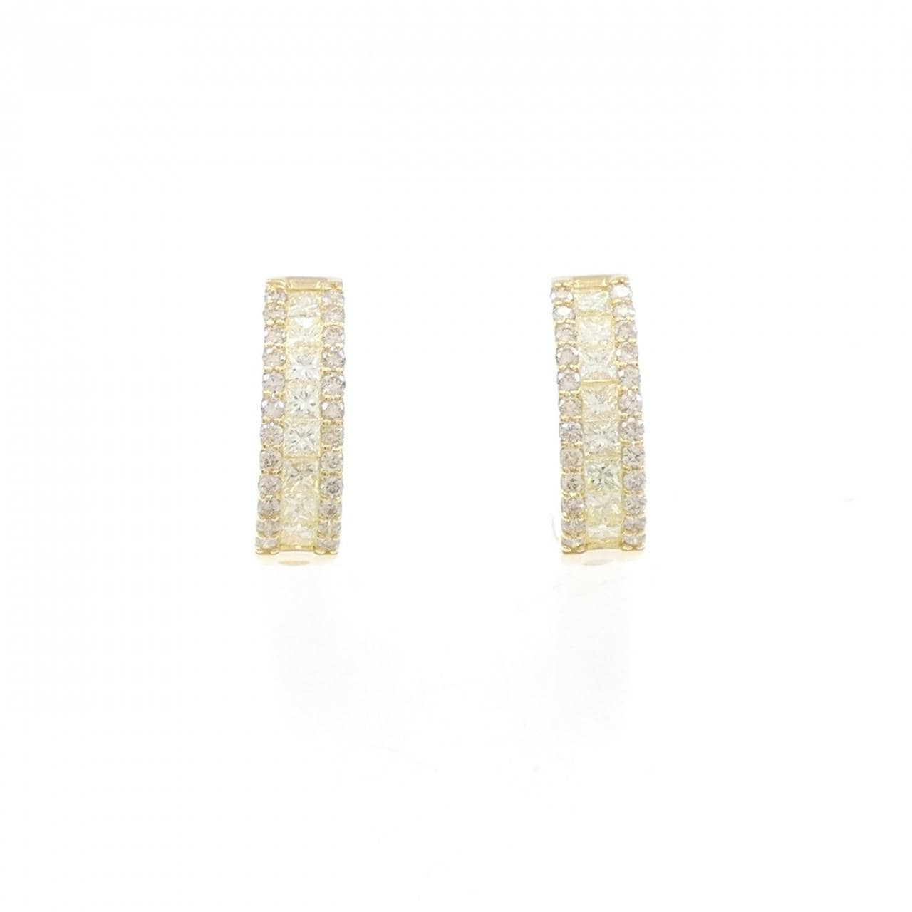 [新品] K18YG鑽石耳環 0.90CT
