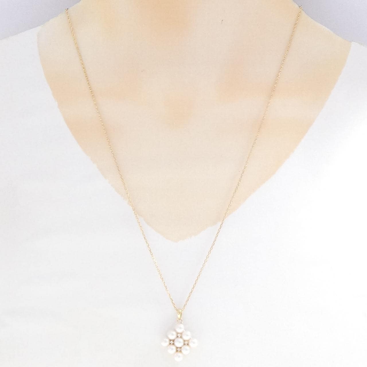 K18YG アコヤパール ネックレス