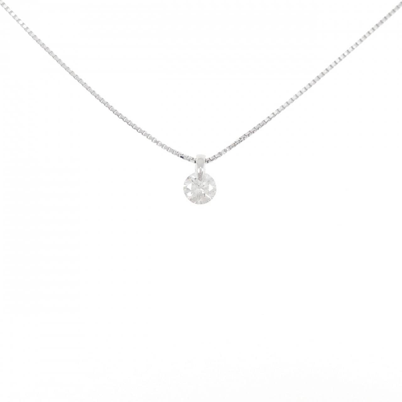 PT900/PT850 ソリティア ダイヤモンド ネックレス 1.019CT