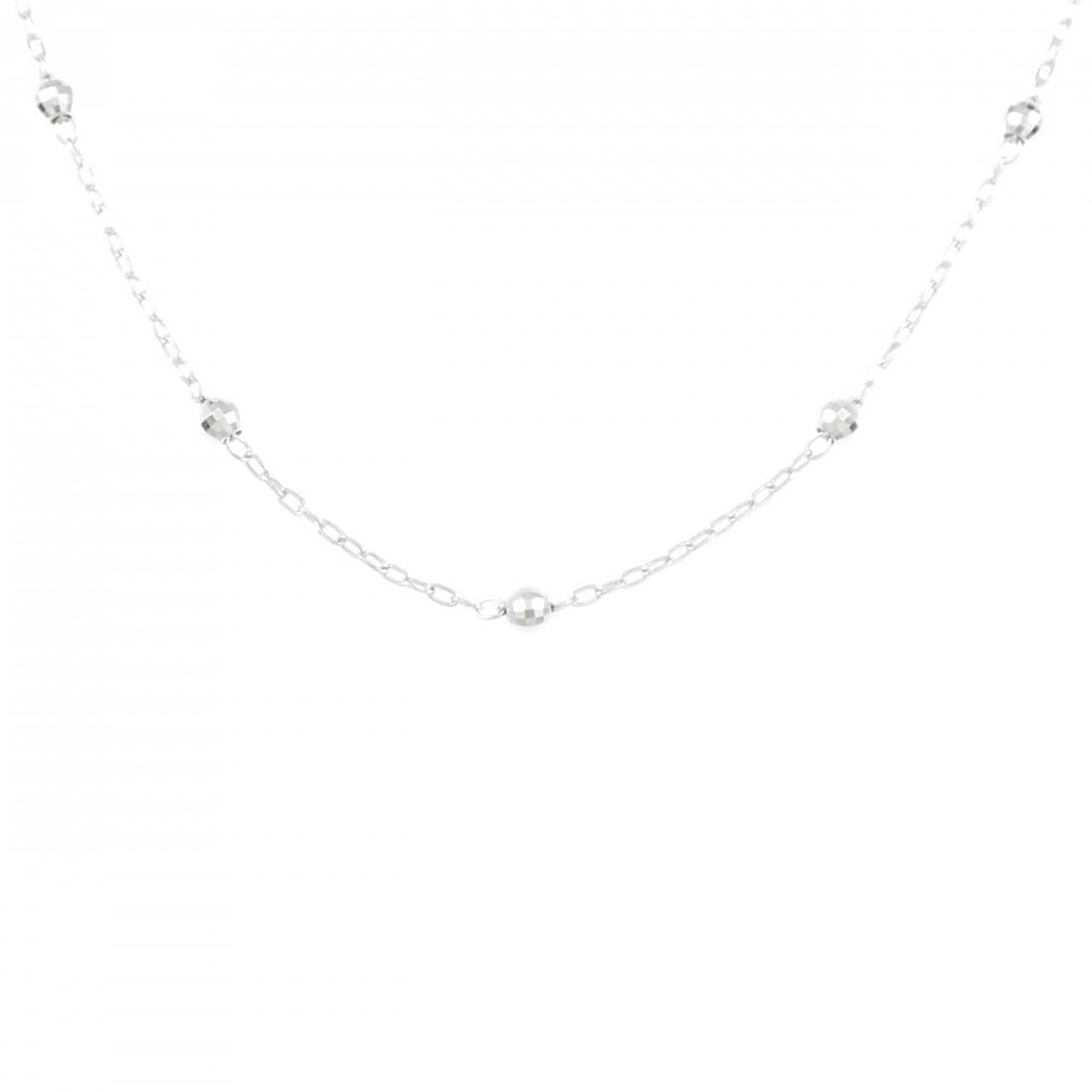 K18WG ネックレス