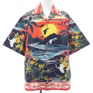 ルイヴィトン LOUIS VUITTON プリントショートスリーブコットンシャツ HRS12WKIS S／Sシャツ