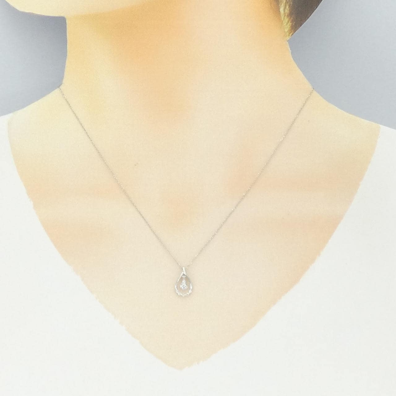 PT900/PT850 ダイヤモンド ネックレス