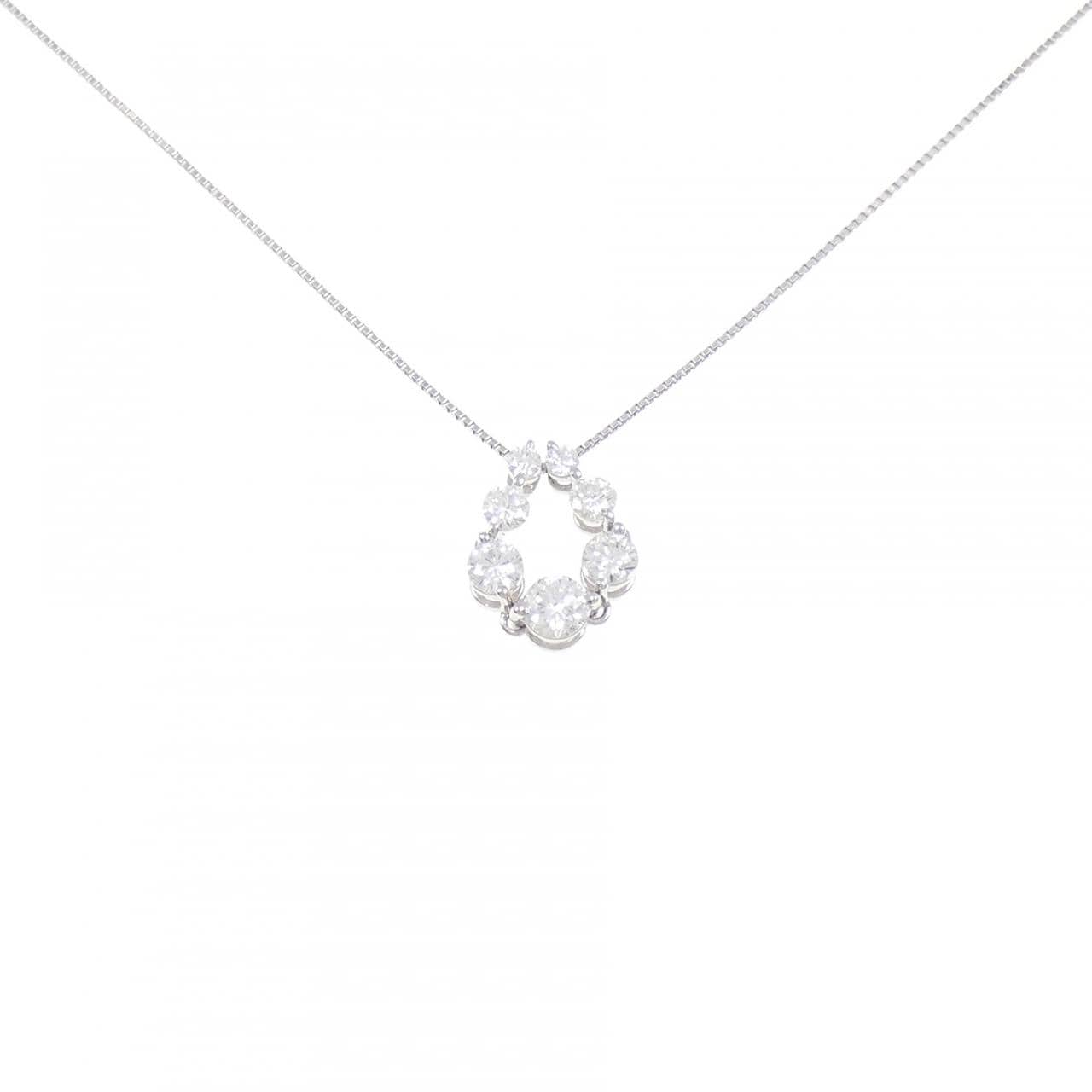 PT900/PT850 ダイヤモンド ネックレス 0.339CT