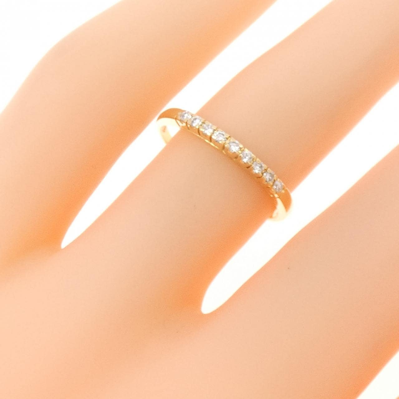 750YG ダイヤモンド リング 0.09CT